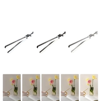 LED stolna lampa s klipsom i dugim ramom, sklopiva, metalni sjenilac, CRI ≥90, napon ≤36V, gumba prekidač, napajanje iz utičnice