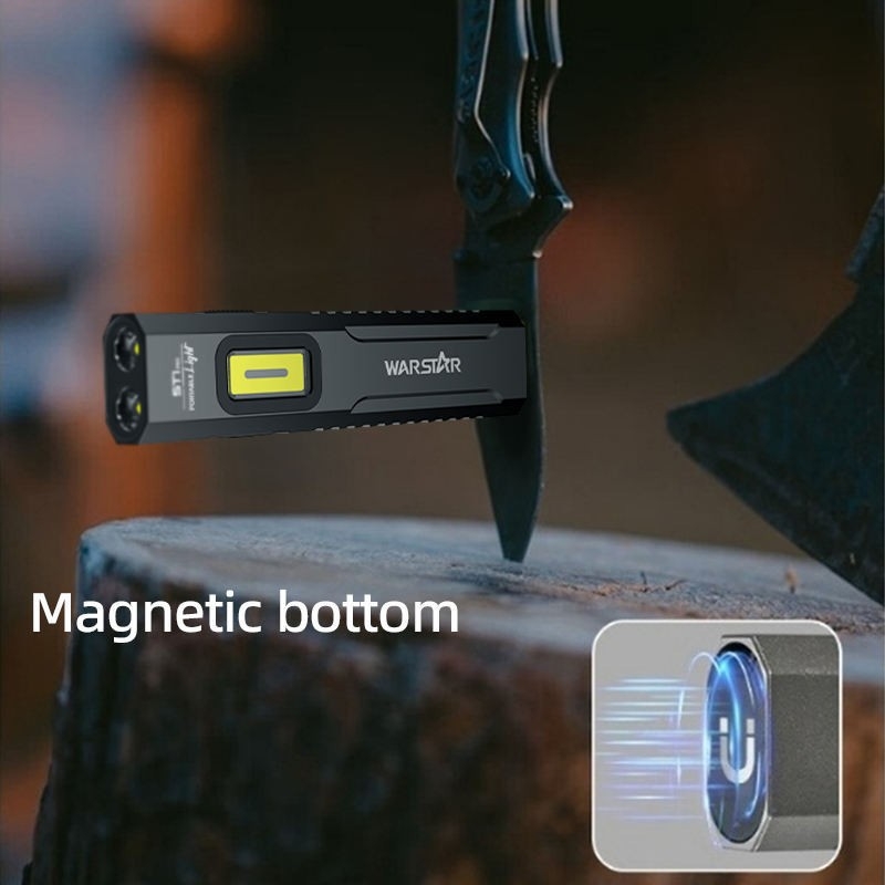 LED radna svjetiljka od aluminijske legure, magnetski držač, 1500 lm, 5W, USB-C punjenje, 1000 mAh