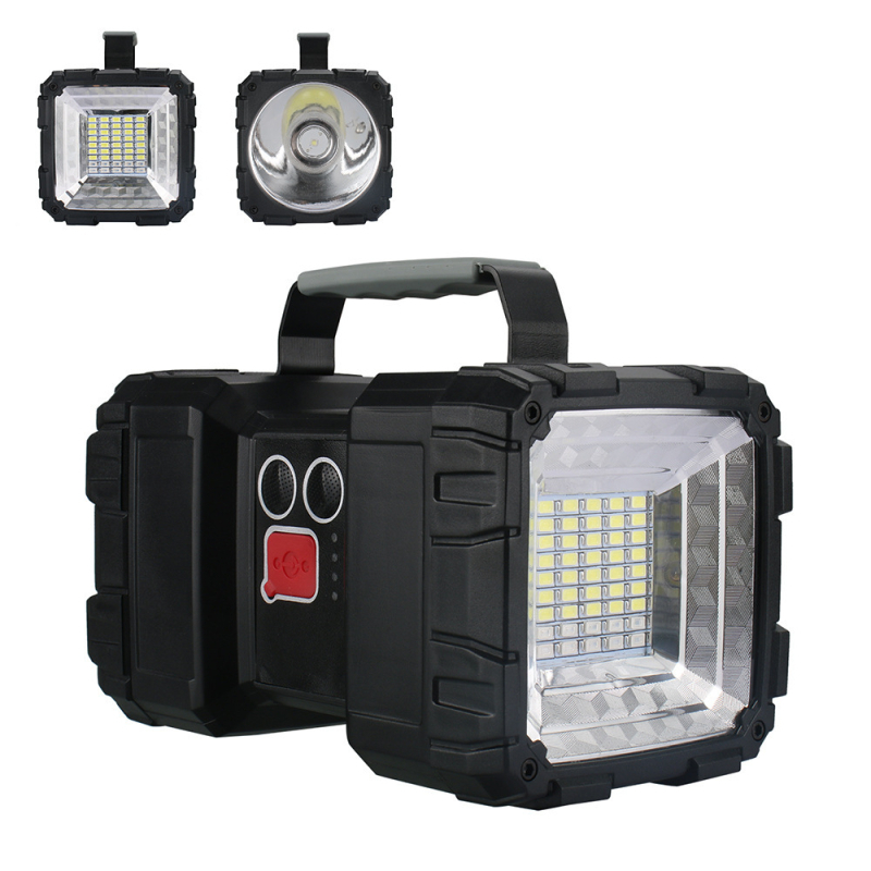 Dvojeva LED tražilac s USB punjenjem, vanjska upotreba, 40/60/80W, 1800mAh baterija, domet 100-200 m