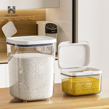 Container pentru orez, rezistent la umezeală, din plastic, stil Nordic