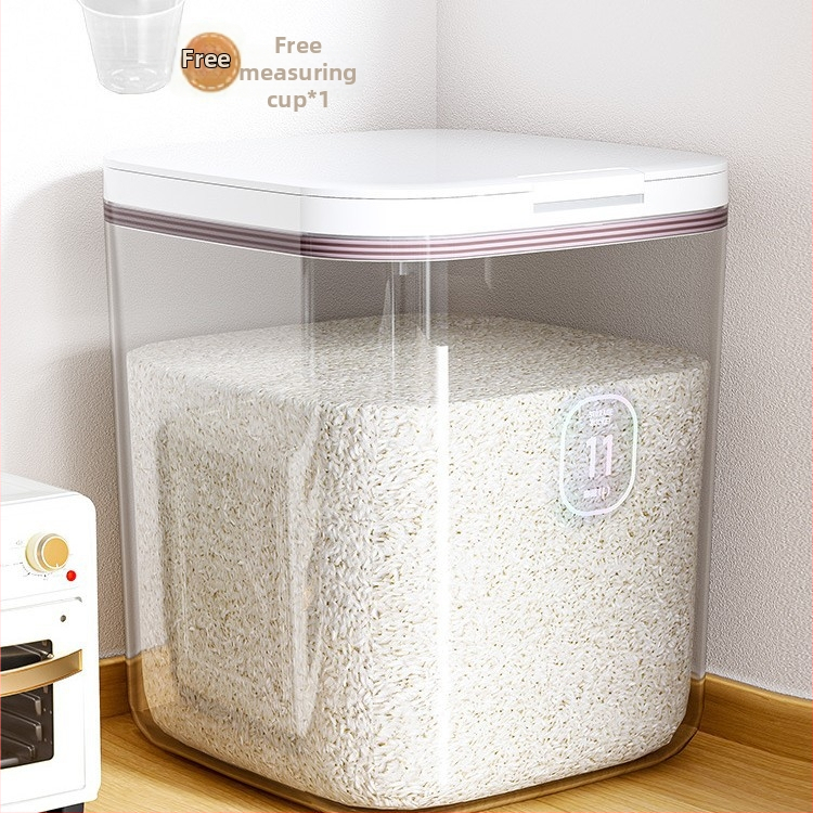 Kontajner na skladovanie ryže, odolný voči vlhkosti, z plastu, nordický štýl