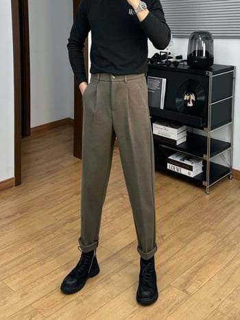 Zimske hlače ravnog kroja, mikroelastične, bez glačanja, smjesa kemijskih vlakana, 79% poliestera.