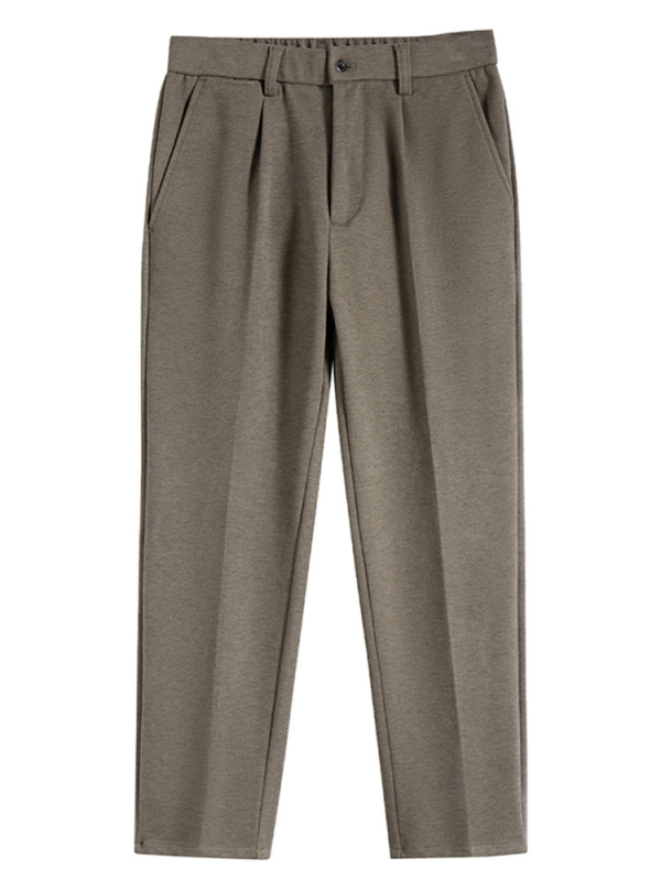 Zimske hlače ravnog kroja, mikroelastične, bez glačanja, smjesa kemijskih vlakana, 79% poliestera.