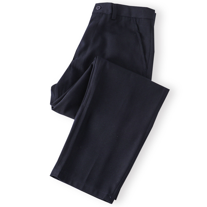 Muške hlače u japanskom stilu preppy školske uniforme, ravni kroj, mješavina poliestera, četiri godišnja doba