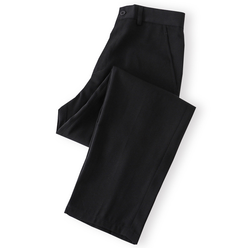 Muške hlače u japanskom stilu preppy školske uniforme, ravni kroj, mješavina poliestera, četiri godišnja doba