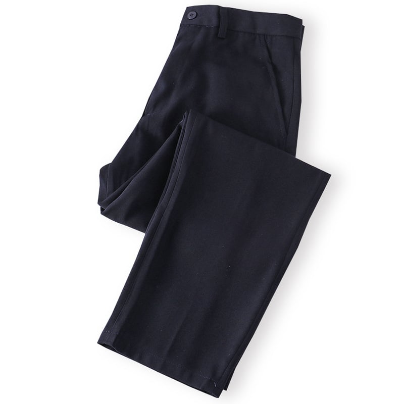 Muške hlače u japanskom stilu preppy školske uniforme, ravni kroj, mješavina poliestera, četiri godišnja doba