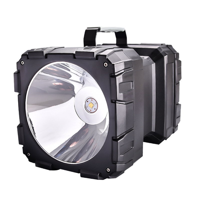 P70 dvostruko glavna multifunkcionalna LED baterija – punjiva, 5000mAh, 35W, ručno pokretanje, domet >500 m