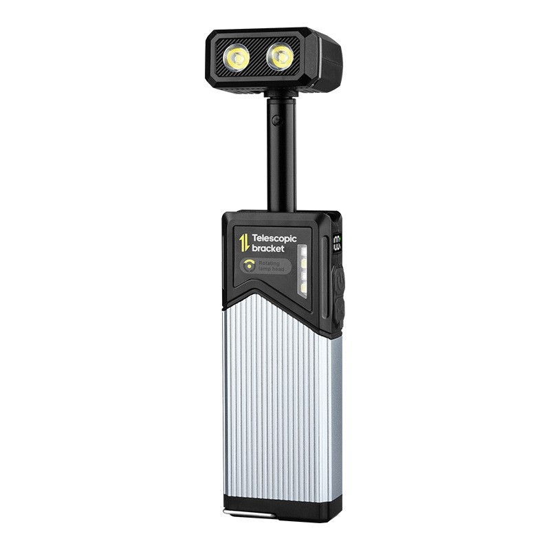 Skywolfeye Prenosna višefunkcionalna LED radna svjetiljka, 8 W, 1400 mAh, Type-C punjenje, LED izvor, doseg 50–100 m