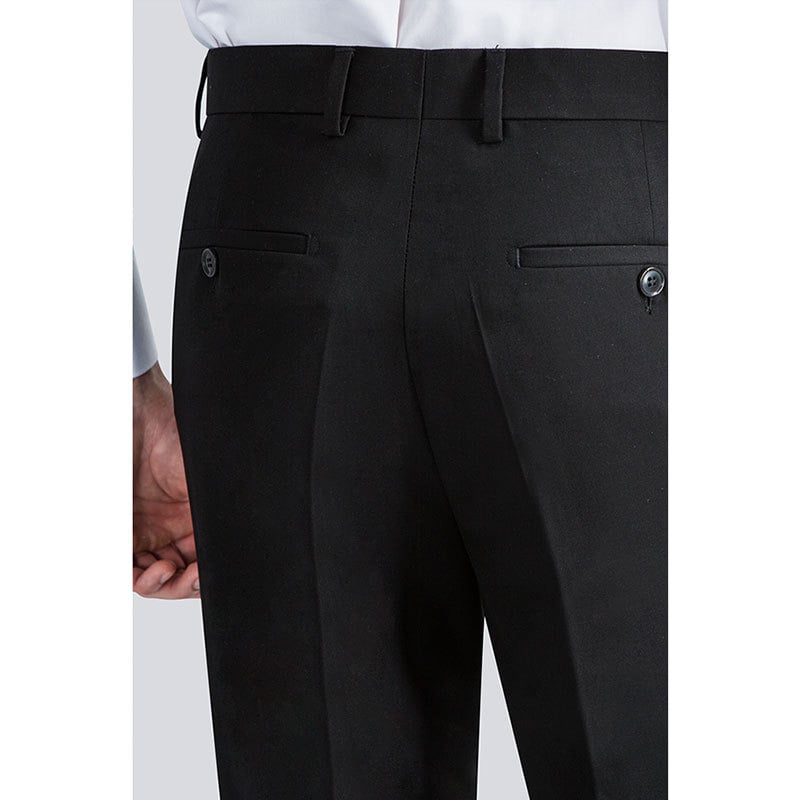Muške hlače u talijanskom stilu, ravnog kroja, slim-fit, poslovne hlače, 70% poliester.