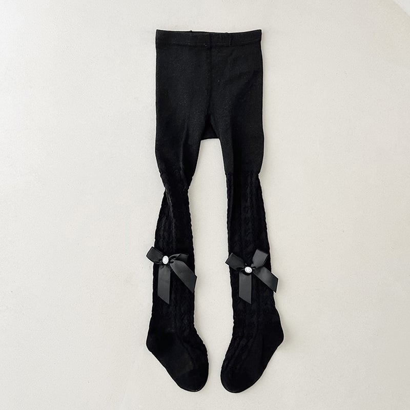 Gyerek harisnya tavasz-ősz, közepes vastagságú, 80% pamut, lélegző, hímzett mintákkal (csíkok, egyszínű, pöttyös)