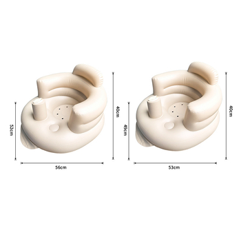 Φορητό φουσκωτό κάθισμα μπάνιου για μωρά, με πτυσσόμενο σχεδιασμό, για 0–3 ετών