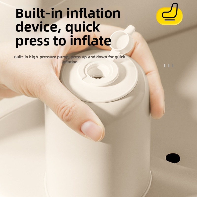 Prenosný nafukovacia kúpeľný sedadlo pre dieťa, skladací dizajn, 0–3 rokov