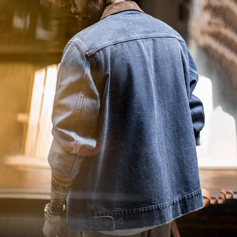 Jakna - japanski workwear stil, 100% pamuk, zatvarač sprijeda, slobodan kroj, proljeće i jesen