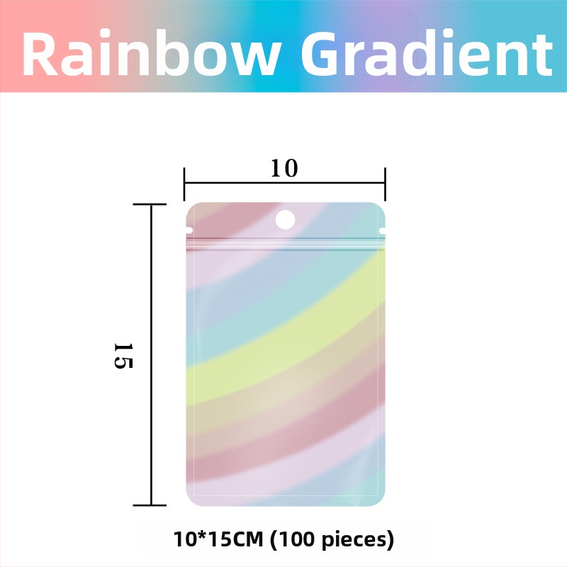 Samozatváracia taška typu blind bag s aluminizovaným PET zmesovým materiálom, ZIP balenie, prispôsobiteľné pre malé prekvapenia, dĺžka uzáveru 10–30 cm