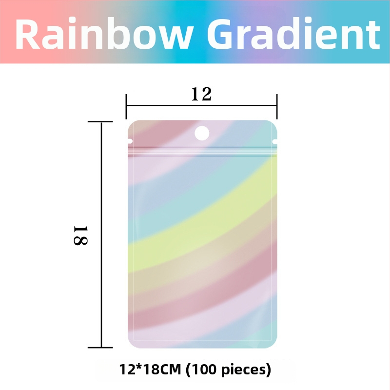 Samozatváracia taška typu blind bag s aluminizovaným PET zmesovým materiálom, ZIP balenie, prispôsobiteľné pre malé prekvapenia, dĺžka uzáveru 10–30 cm