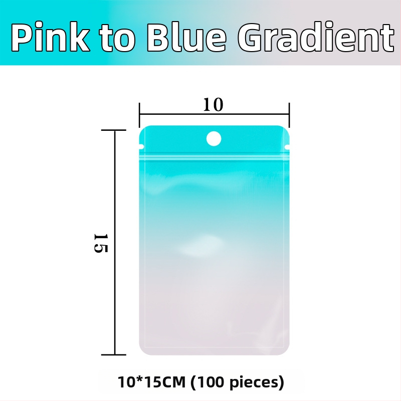 Samozatváracia taška typu blind bag s aluminizovaným PET zmesovým materiálom, ZIP balenie, prispôsobiteľné pre malé prekvapenia, dĺžka uzáveru 10–30 cm