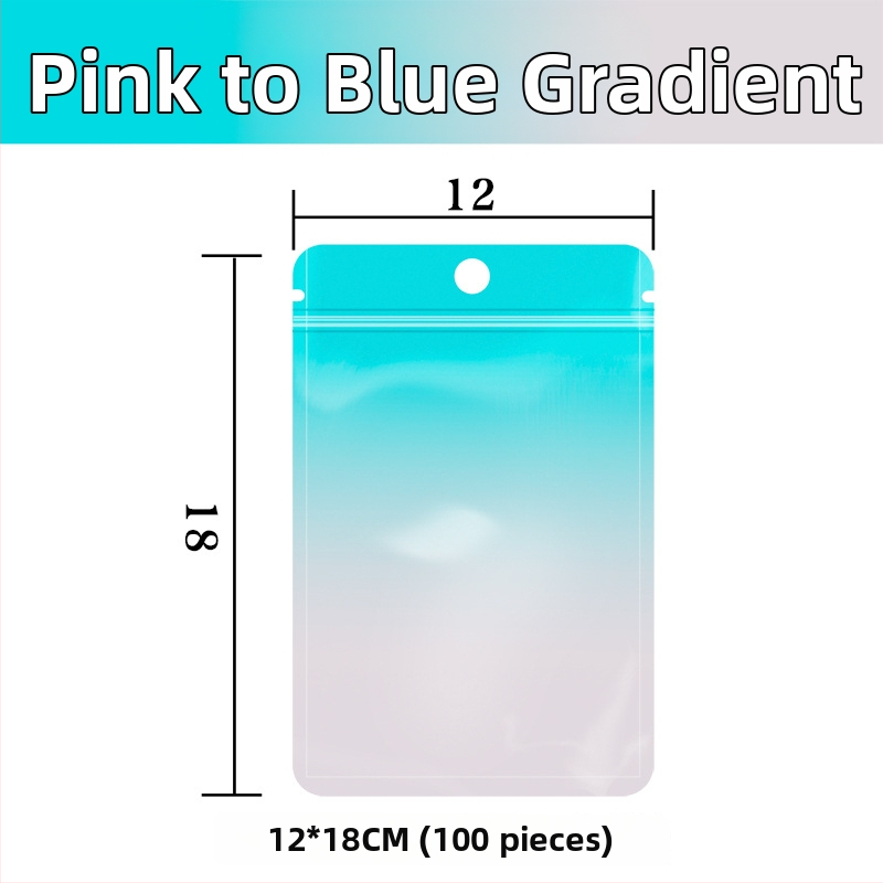 Samozatváracia taška typu blind bag s aluminizovaným PET zmesovým materiálom, ZIP balenie, prispôsobiteľné pre malé prekvapenia, dĺžka uzáveru 10–30 cm