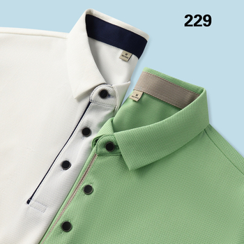 Поло риза от ice silk материя, тънък силует, къси ръкави, детайл бродерия