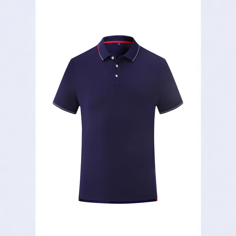 Унисекс поло риза, къс ръкав, пайков памук, дишаща, влагоотвеждаща, бродирано лого