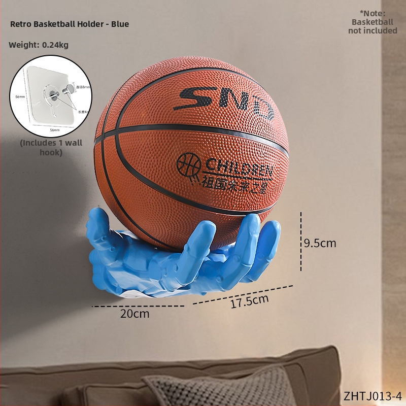 Nástenný regál v kyberpunk štýle pre basketbal, oblečenie a futbal – vinyl, čiastočne ručná a čiastočne mechanická výroba