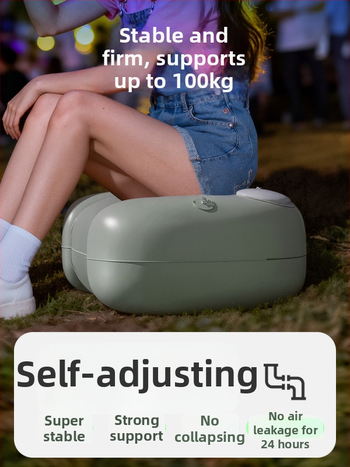 Φουσκωτό μαξιλαράκι καθίσματος για εξωτερική χρήση με παχυνόμενο υποπόδιο - φούσκωμα με πίεση, για 1 άτομο, καθαρό βάρος 500 g