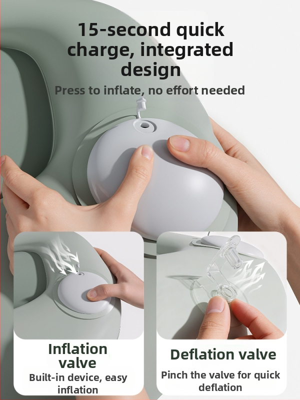 Nafukovacia sedacia podložka na vonkajšie použitie so zosilnenou oporou na nohu - nafukovanie tlačením, pre 1 osobu, čistá hmotnosť 500 g