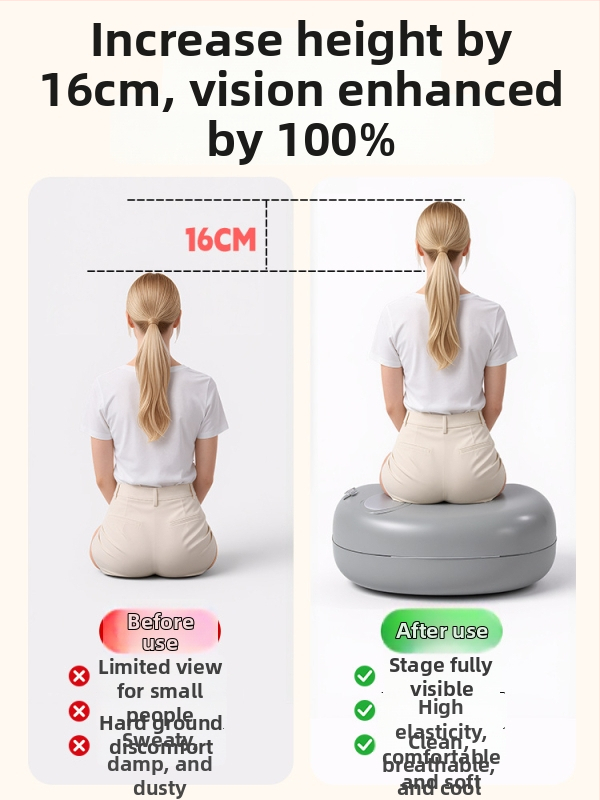 Nafukovacia sedacia podložka na vonkajšie použitie so zosilnenou oporou na nohu - nafukovanie tlačením, pre 1 osobu, čistá hmotnosť 500 g