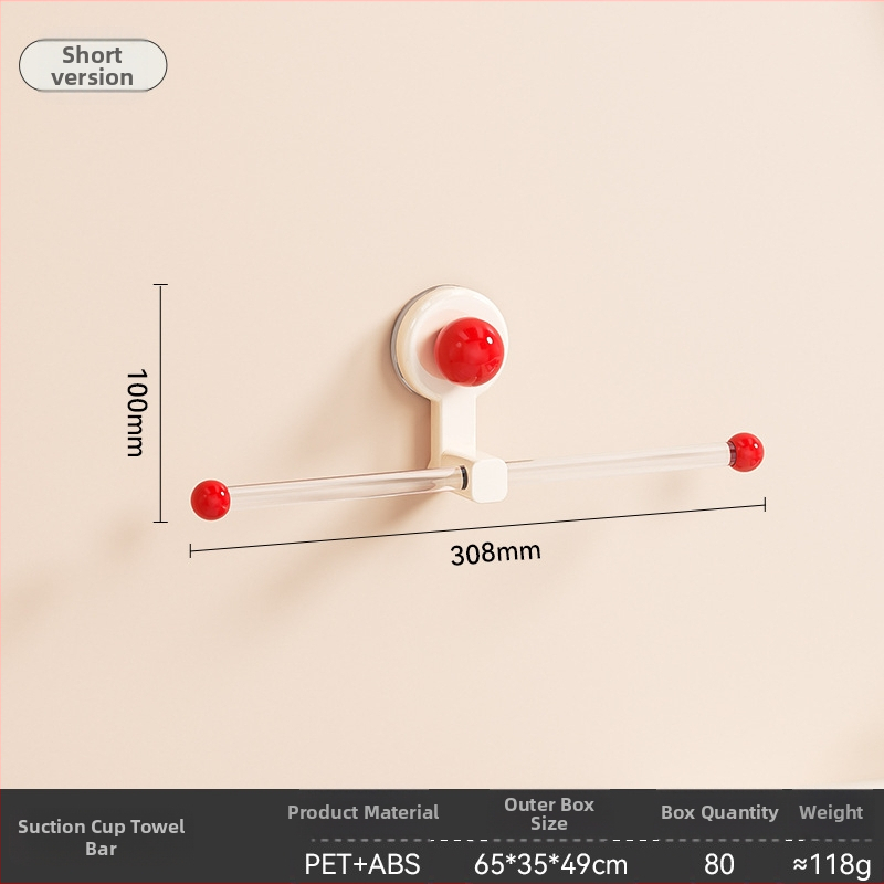 Raft cu ventuză pentru accesorii de păr, organizator de baie montat pe perete, fără găuri, din plastic, brand Yimijia, personalizabil