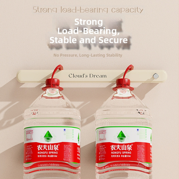 Suport montat pe perete pentru prosoape și papuci – plastic, montaj fără găuri, marcă Xingyang, ambalaj 160/120