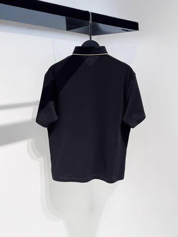 Поло риза за мъже, къс ръкав, дишаща памучна смес, влагоотвеждаща, солиден модел, за лято