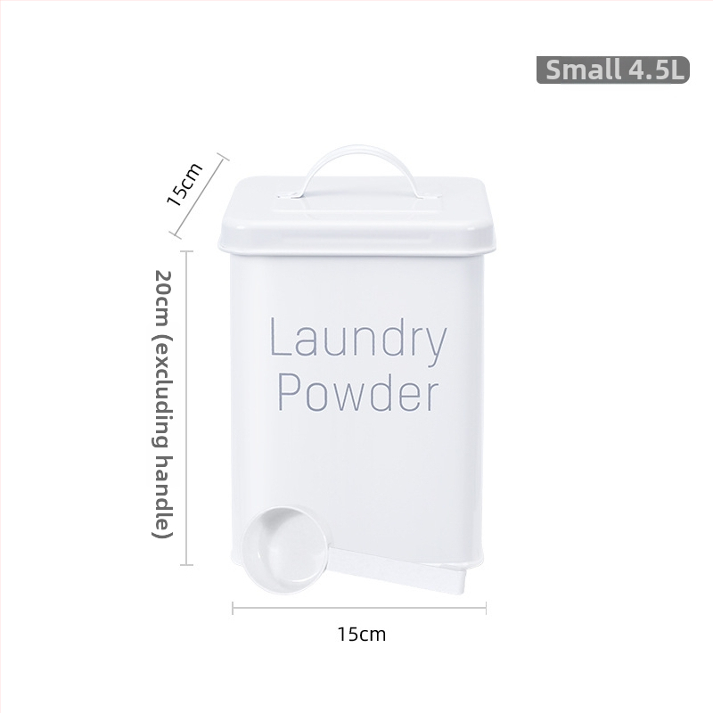 Kovová nádoba na skladovanie obilnín so vzduchotesným vekom a odolnou vlhkosťou, potravinárskej kvality, na ryžu, múku a krmivo pre domáce zvieratá, objem 5–6 L