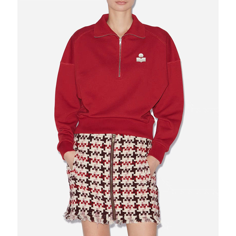 Duks od fleece s flockom, geometrijski uzorak, kapuljača, slobodan kroj, pamuk 95%+