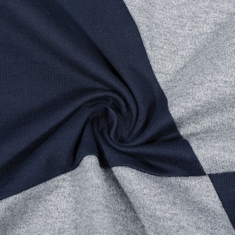 Muška polo majica s dugim rukavima, 100% pamuk, dizajn color-block, patchwork šivanje