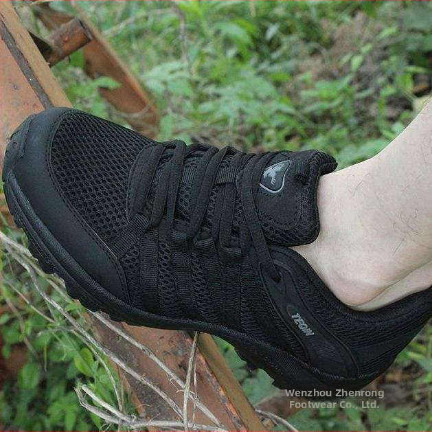 Muške mrežaste tenisice za trening – prozračne, protuklizne, vezanje, EVA ulošak, gumasta potplata, proljeće