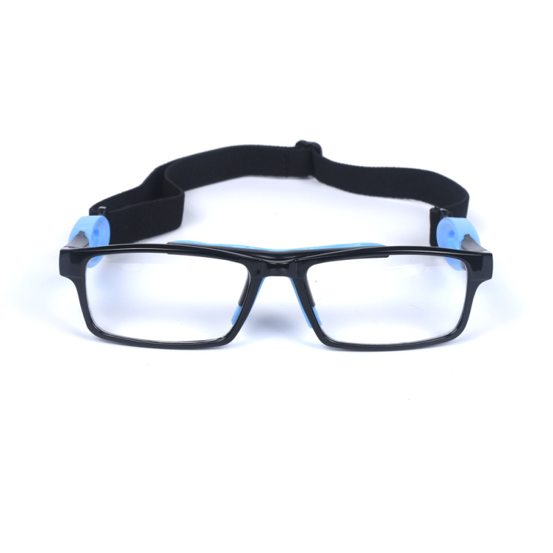 Sport szemüveg Modell 050, TR anyag, teljes keret, védő szemüveg kosárlabdára, futballra és futásra, uniszex, cserélhető lencsék myopia számára