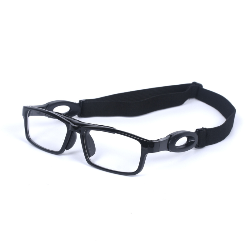 Sport szemüveg Modell 050, TR anyag, teljes keret, védő szemüveg kosárlabdára, futballra és futásra, uniszex, cserélhető lencsék myopia számára