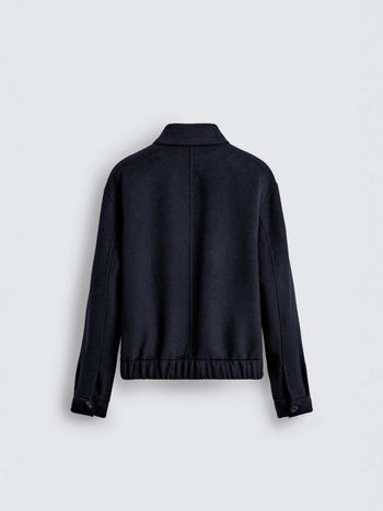 Muška kratka jakna s reverom – vjetrootpornost, poliester, mrežasti uzorak, proljeće-jesen
