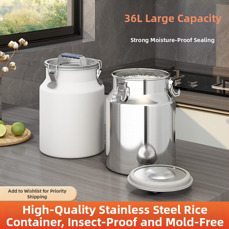 Kovový zásobník na zrno, uzavretý, proti vlhkosti a škodcom, s viečkom