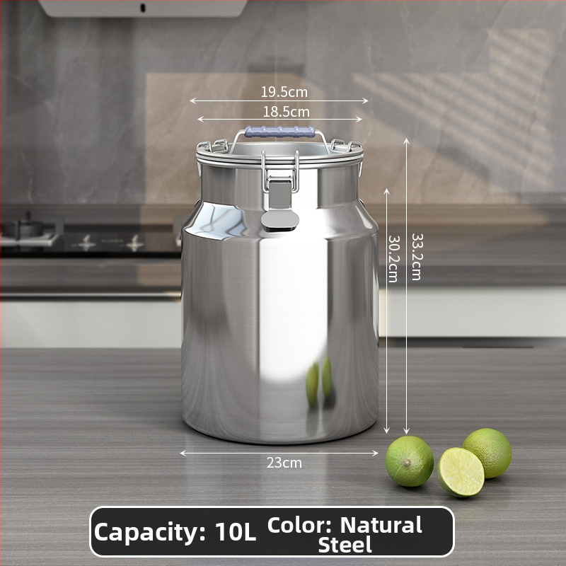 Kovový zásobník na zrno, uzavretý, proti vlhkosti a škodcom, s viečkom