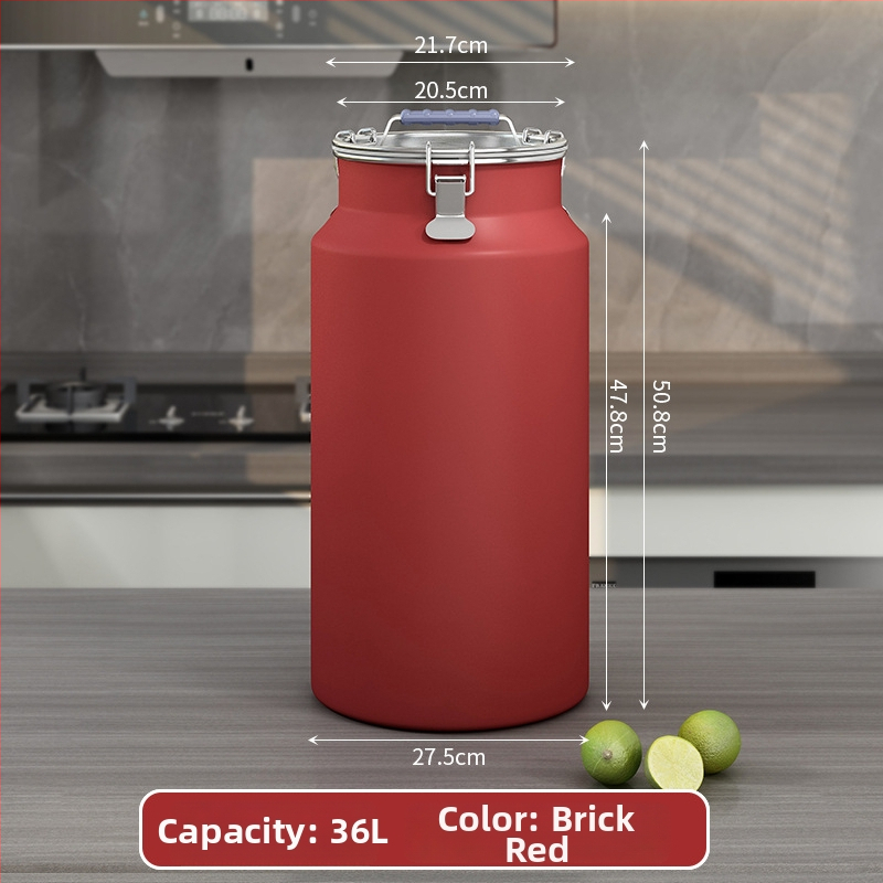 Kovový zásobník na zrno, uzavretý, proti vlhkosti a škodcom, s viečkom