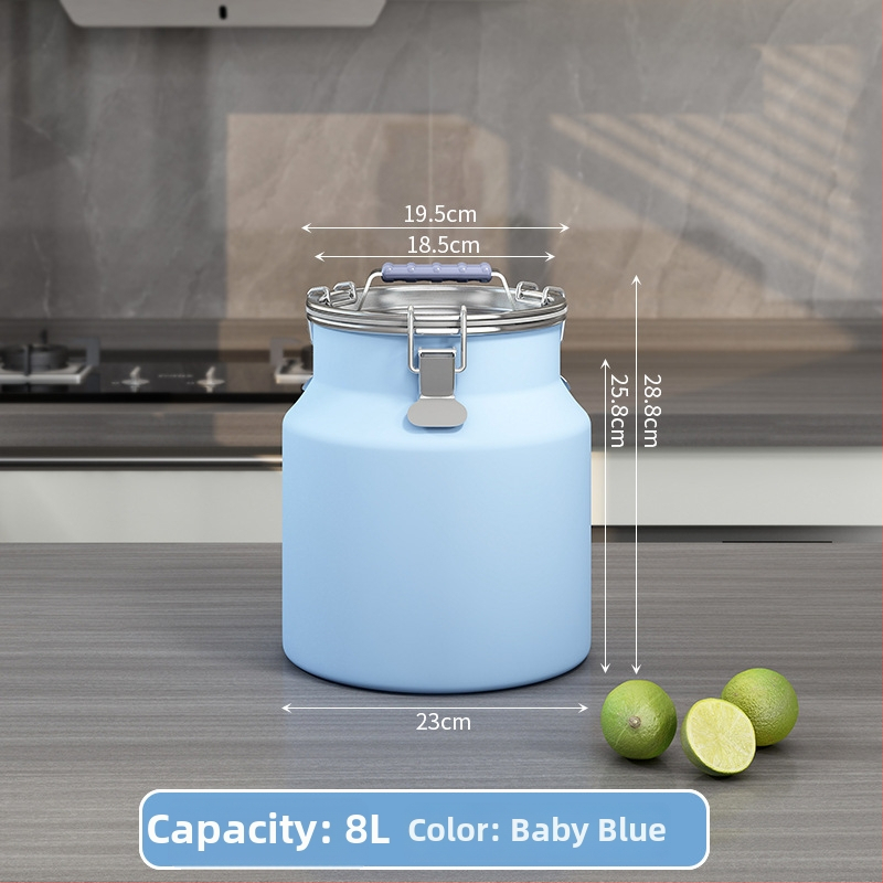 Kovový zásobník na zrno, uzavretý, proti vlhkosti a škodcom, s viečkom