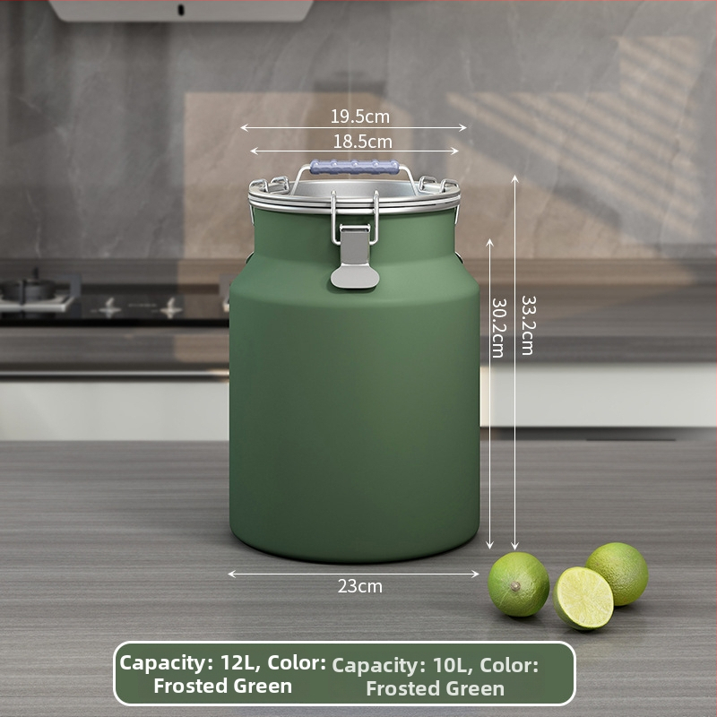 Kovový zásobník na zrno, uzavretý, proti vlhkosti a škodcom, s viečkom