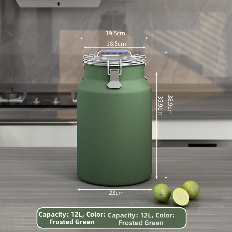 Kovový zásobník na zrno, uzavretý, proti vlhkosti a škodcom, s viečkom