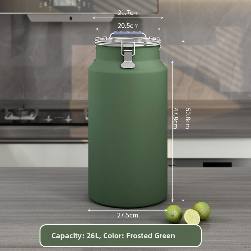 Kovový zásobník na zrno, uzavretý, proti vlhkosti a škodcom, s viečkom