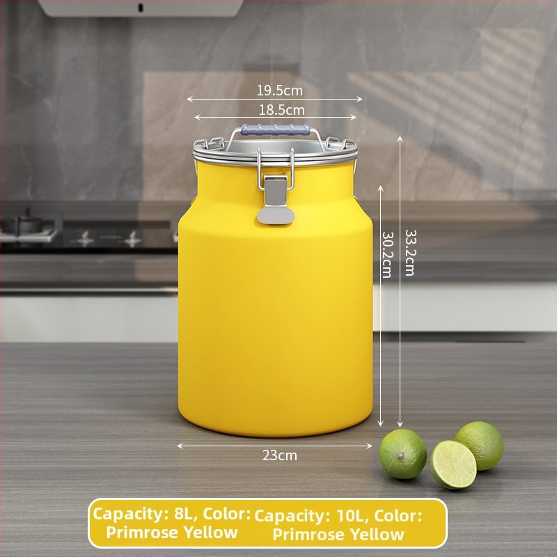 Kovový zásobník na zrno, uzavretý, proti vlhkosti a škodcom, s viečkom