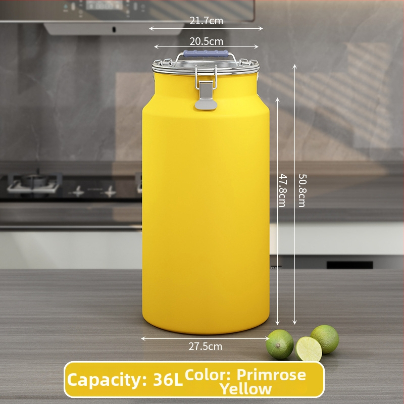 Kovový zásobník na zrno, uzavretý, proti vlhkosti a škodcom, s viečkom