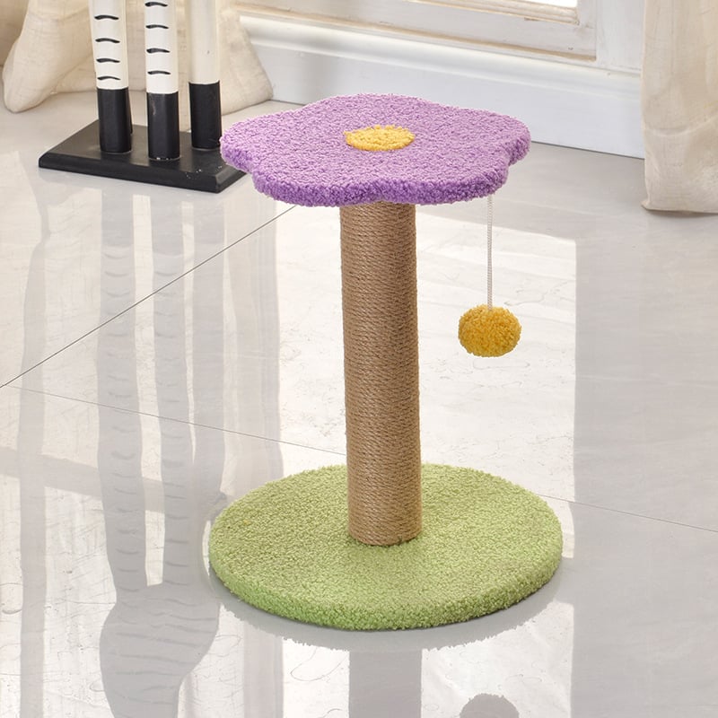 Κάγκελος αναρρίχησης γάτας με βελούδινο υλικό, 1 τεμάχιο σε κουτί, ιδιωτική μάρκα, γλυκό στυλ, σανίδα γρατσουνίσματος