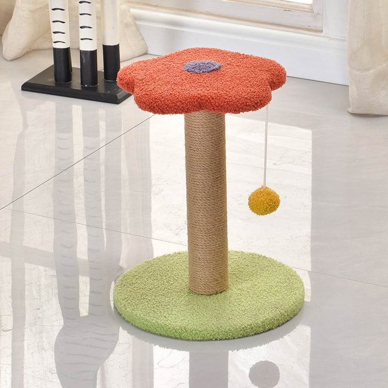 Κάγκελος αναρρίχησης γάτας με βελούδινο υλικό, 1 τεμάχιο σε κουτί, ιδιωτική μάρκα, γλυκό στυλ, σανίδα γρατσουνίσματος