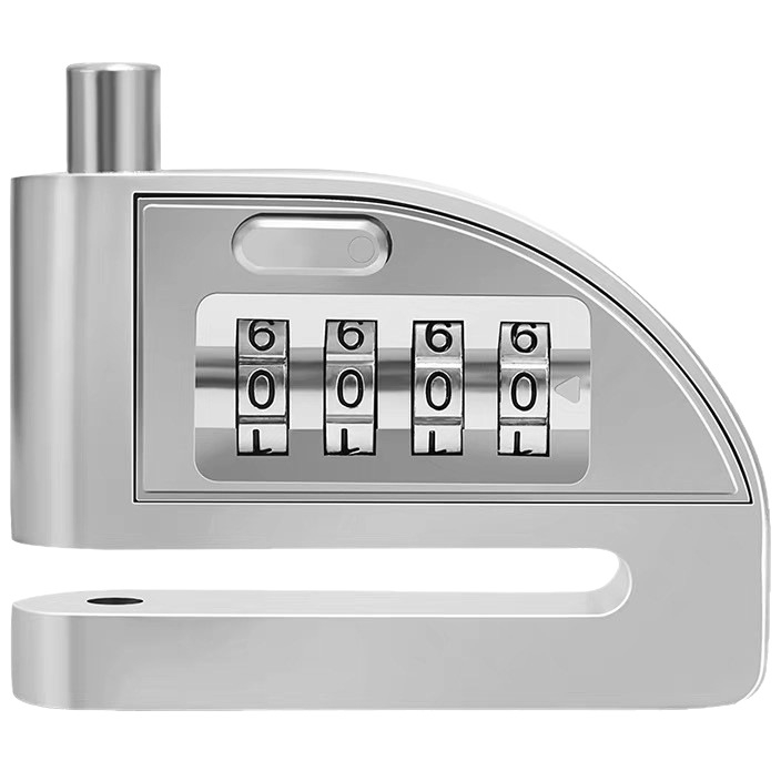 4-ψηφιακή κλειδαριά δίσκου φρένων για ποδήλατα, ηλεκτρικά ποδήλατα και μοτοσικλέτες – Μοντέλο D01, κράμα αλουμινίου, 235 g, Διαθέσιμη παραμετροποίηση