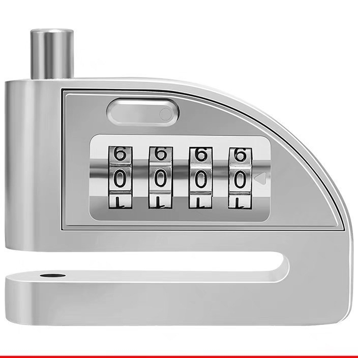 4-ψηφιακή κλειδαριά δίσκου φρένων για ποδήλατα, ηλεκτρικά ποδήλατα και μοτοσικλέτες – Μοντέλο D01, κράμα αλουμινίου, 235 g, Διαθέσιμη παραμετροποίηση